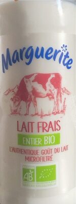 Lait frais entier bio
