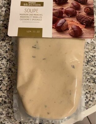 Soupe marrons et morilles