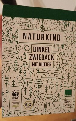 Naturkind Dinkel Zwieback mit Butter