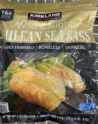 Wild caught Chilean sea bass