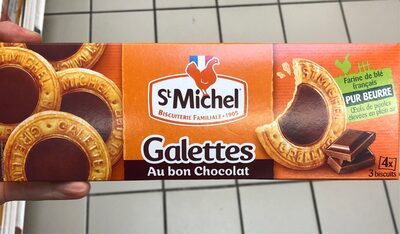 Galettes au bon chocolat front packaging