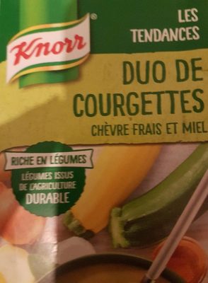Duo de courgette chèvre miel