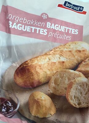Baguettes précuites front packaging