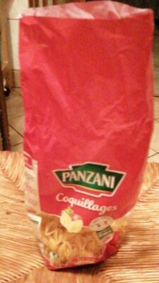 Pâtes coquillages front packaging