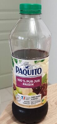 pur jus de raisin front packaging