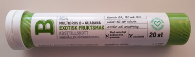 Multibrus B + Guarana Exotisk Fruktsmaj