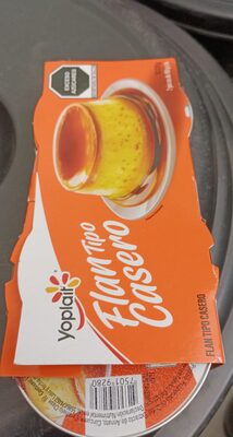 Yoplait Flan tipo casero front packaging