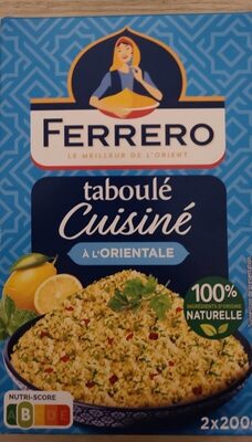 Taboulé cuisiné à l'orientale