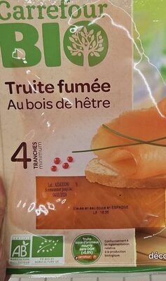 Truite fumée au bois de hêtre