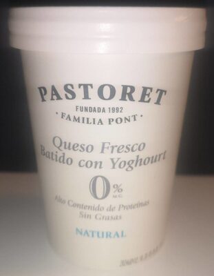 Queso fresco batido con yoghourt 0% M.G