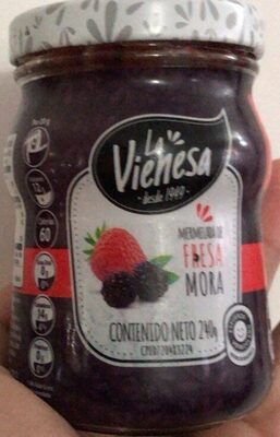Mermelada de fresa y mora