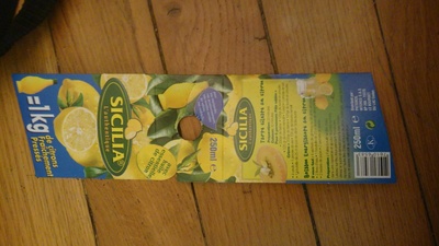 250ML Jus De Citron Jaune Sicilia