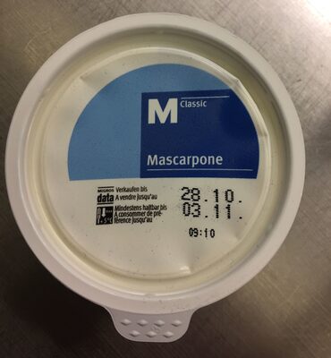 Mascarpone front packaging