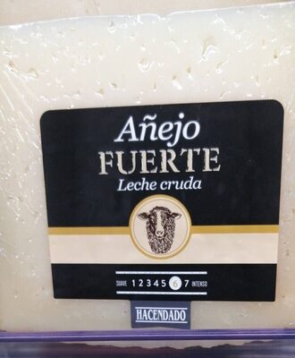Queso añejo fuerte leche cruda oveja