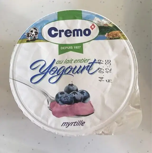 Yogurt myrtille