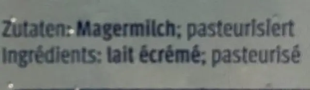 Mager-Quark ingredients label