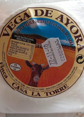 Queso Fresco de Cabra front packaging