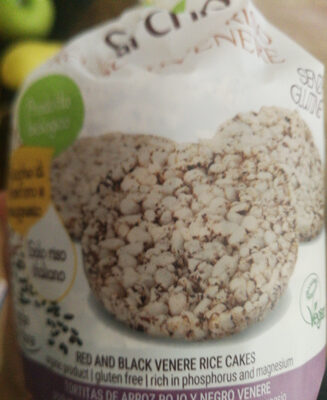 Gallette di riso rosso e venere