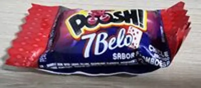 Chiclete Poosh Recheado Sabor Framboesa
