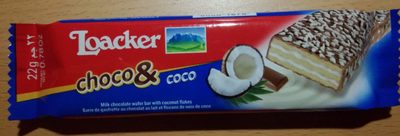 Loacker Choco & Coco, Choco & Coco front packaging