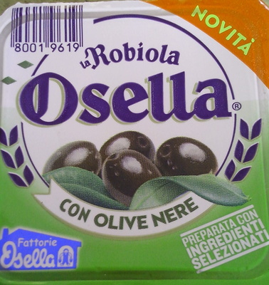 La Robiola Osella con olive nere