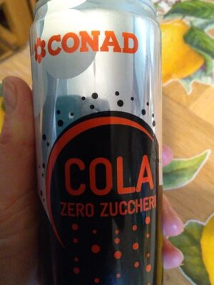 Conad Cola zero zuccheri front packaging