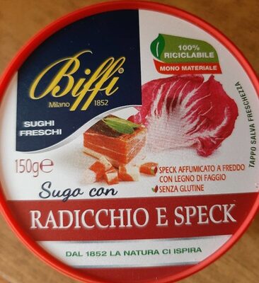 Sugo radicchio e speck