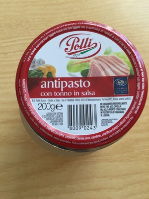 Antipasto con tonno in salsa
