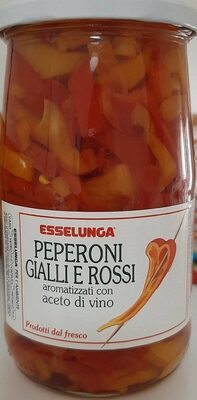 Peperoni gialli e rossi