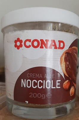 Crema alle nocciole front packaging