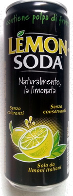 Lemon soda la limonata solo da limoni italiani front packaging