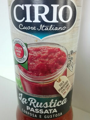 La Rustica - Passata corposa e gustosa front packaging