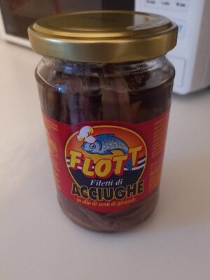 Filetti di acciughe front packaging