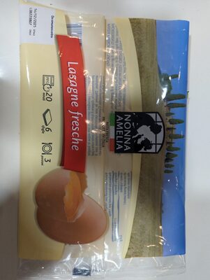 Massa Fresca P/Lasanhs Nonna Amélia