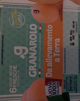 Uova - da allevamento in terra