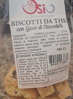Biscotti da the