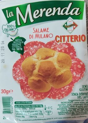 La merenda salame di Milano