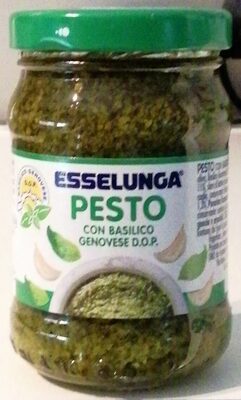 Pesto con basilico Genovese dop front packaging