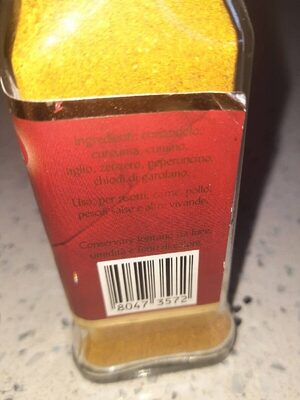 Curry nutrition facts table