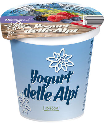 Whole Milk Yoghurt 'delle Alpi' - 125g - Wild berries