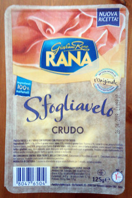 Sfogliavelo Prosciutto Crudo front packaging