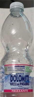 acqua minerale naturale sorgente dolomiti front packaging