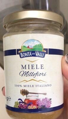 Miele millefiori front packaging