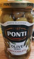 Ponti Olive Verdi Snocciolate Vaso GR 290