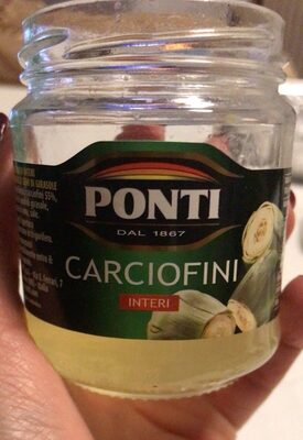 Carciofini interi front packaging
