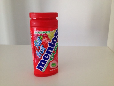 Chewing-gum front packaging