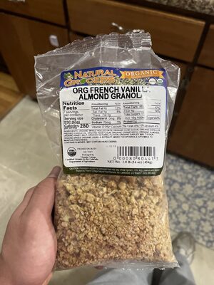 Organic French Vanilla Almond Granola
