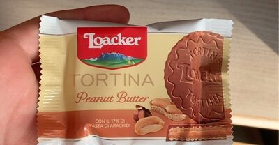 Loacker Tortina peanut butter front packaging