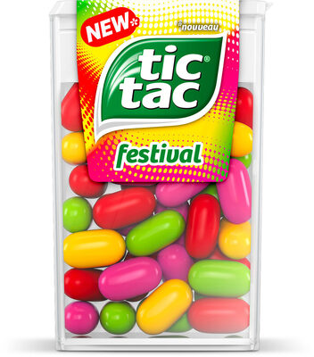 Bonbons tic tac festival 4 gouts 18g front packaging