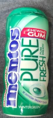 Mentos pure fresh chewing gum front packaging